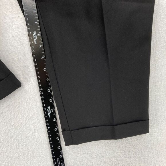 Worthington Modern Fit Pants Women's 12P Petite Black Cuffed Capri Stretch NWT - Picture 8 of 11
